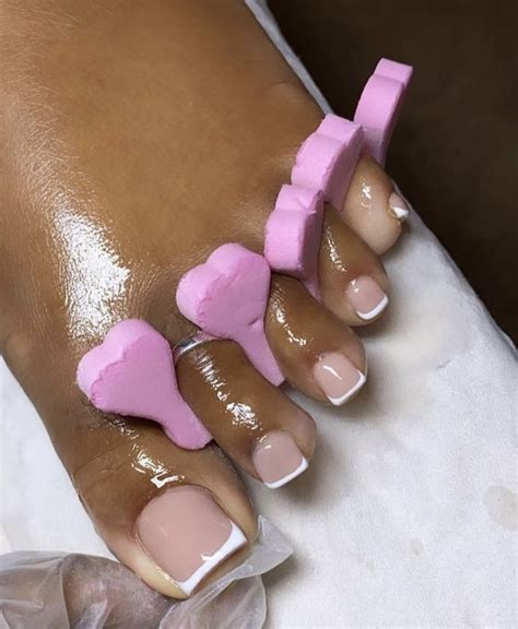 Ofcourseicare In 2021 Pink Toe Nails Gel Toe Nails Acrylic Toe Nails