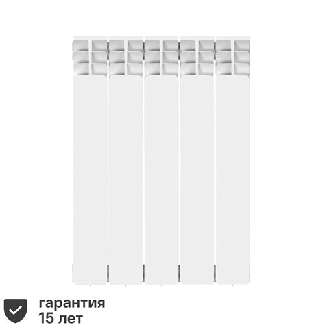 Радиатор секционный Equation Bimetal 500/100 5 секций боковое ...