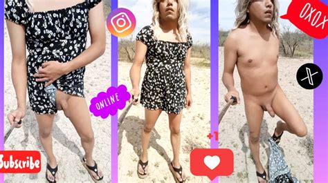 Cute Slut In Minidress And Sandals Strips Naked In Very Hot Public Shemale Porn XHamster