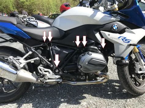 13 RAHMEN ABDECKKAPPEN Abdeckung BMW R 1200 R RS LC Rahmen Rohr