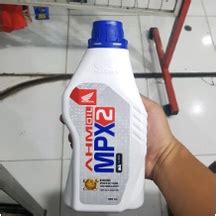 Jual OLI MPX 2 AHM OIL MPX 2 800 ML 1 Dus Isi 24 Botol Oli Motor