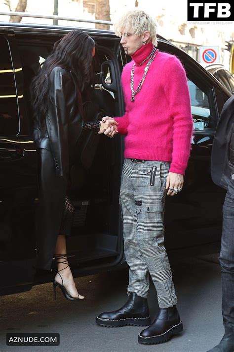 Megan Fox Sexy Seen Flaunting Her Hot Cleavage In Milan Aznude