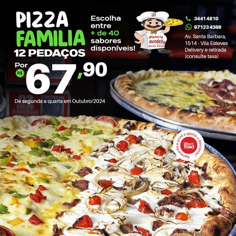 Pizza família 12 pedaços - PrintFOOD