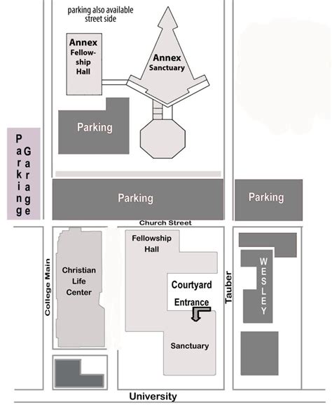 Campus Map Aandm United Methodist Church