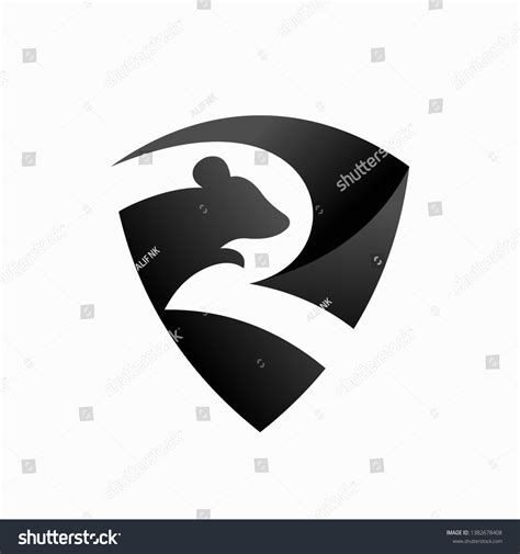 Rat Exterminator Vector Logo Design Stock Vector (Royalty Free