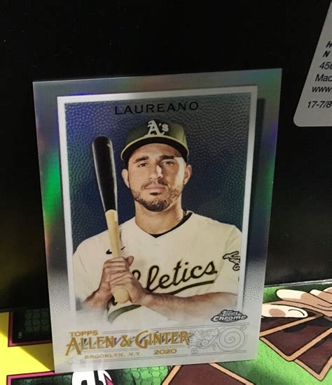 2020 Topps Allen And Ginter Chrome Ramon Laureano Refractor As 290 Ebay