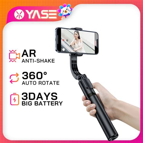 Gimbal Stabilizer for phone Anti-Shake Selfie Stick Bluetooth Control ...