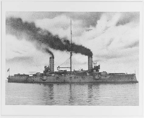 Nh 58668 Nisshin Japanese Armored Cruiser 1903