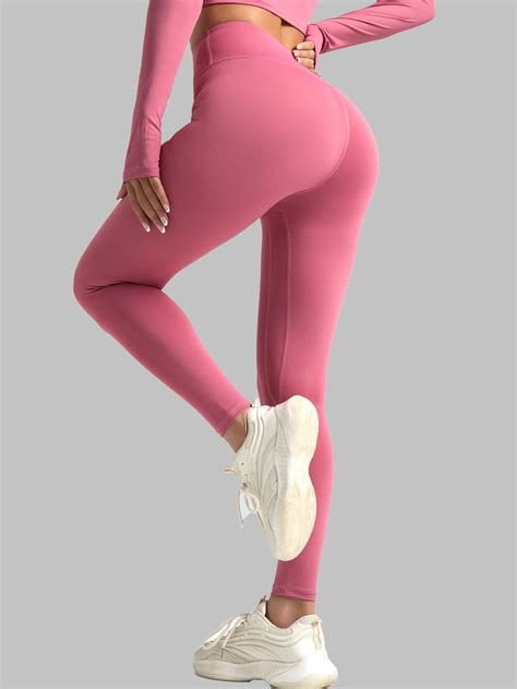 Piece Naked Yoga Pants Women Peach Hip High Waisted Hip Lifting Running Sports Fitness Pants