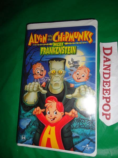 Alvin And The Chipmunks Meet Frankenstein VHS Movie 1999 Alvin And