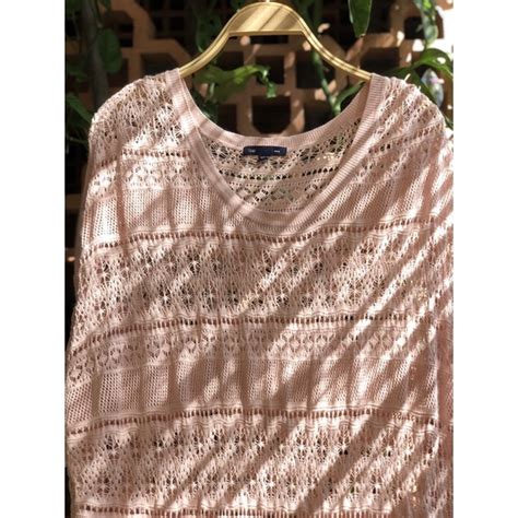 Mua HAND CARDIGAN CROCHET ÁO KHOÁC LEN MÓC DÁNG DÀI BỘ BIKINI MẢNH MÀU HỒNG HOẠ TIẾT KẺ