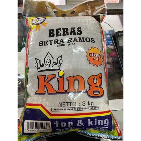 Jual Beras Setra Ramos King Kemasan Kg Shopee Indonesia