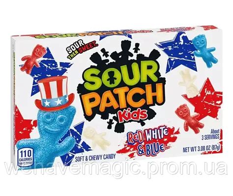 Sour Patch Kids Red White Blue 87g (ID#2032265268), цена: 236 ₴, купить ...