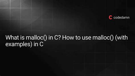Ought to I formed the consequence of malloc (successful C)?