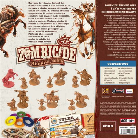 Zombicide Undead or Alive - Running Wild Board Game - Asmodee Italia