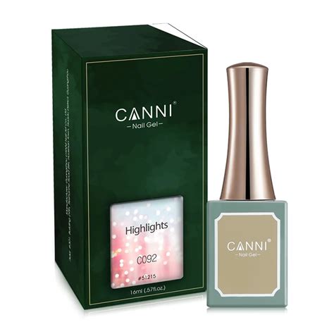 Canni Nail Art Polish Semi Permanent Enamels Peachy Naked