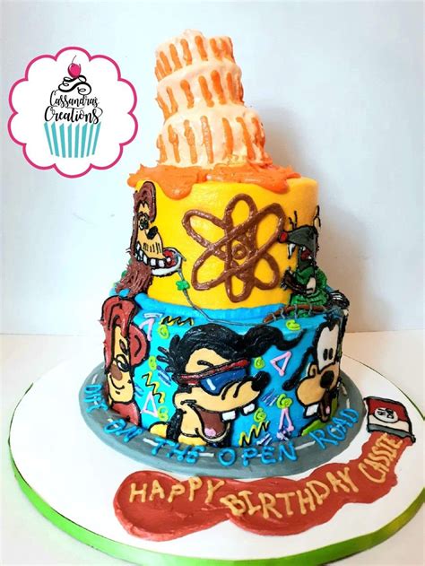 A Goofy Movie Cake Goofy Cake Movie Cake 19th Birthday Party