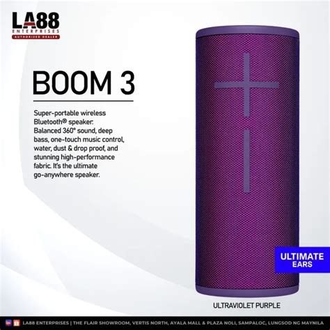 Boom 3 (Ultimate Ears) | Lazada PH