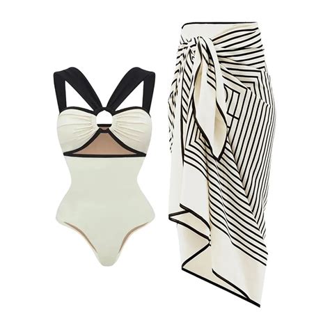 Colorblock Full Cover Bikini Swimsuit With Swim Cap Artofit