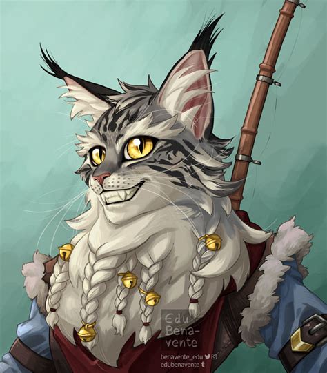 [DnD commission] Tabaxi rogue by edubenavente on DeviantArt