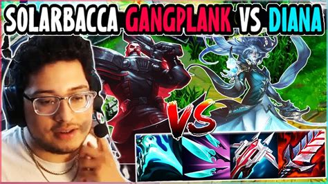 Solarbacca Gangplank Vs Diana Mid Na Grandmaster Patch 14 5 Youtube