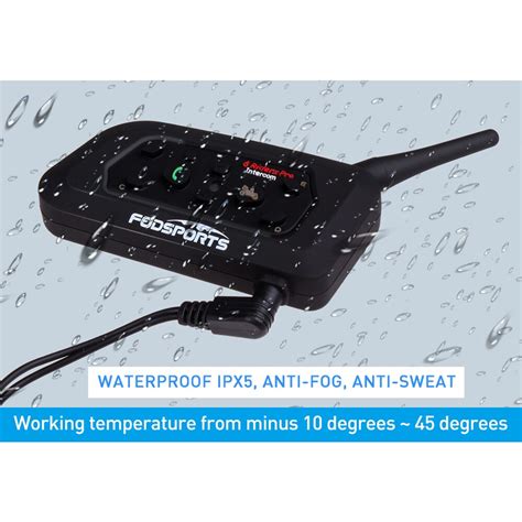 Fodsports Metal clip+V6 Pro Intercom Helmet Blueto... – Grandado