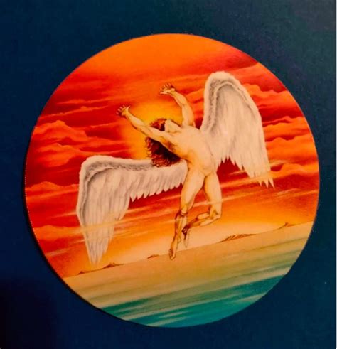 Led Zeppelin Swan Song Sticker Etsy