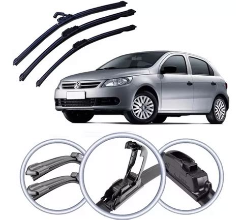 Kit Paletas Limpador Para Brisa Volkswagen Gol G