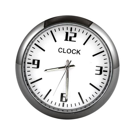 YOHAVEN Mini Car Dashboard Clock 1.6" Luminous Fluorescent Clock Stick