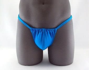 Coral Sexy Sliding Men S Bikini Swimsuit Etsy