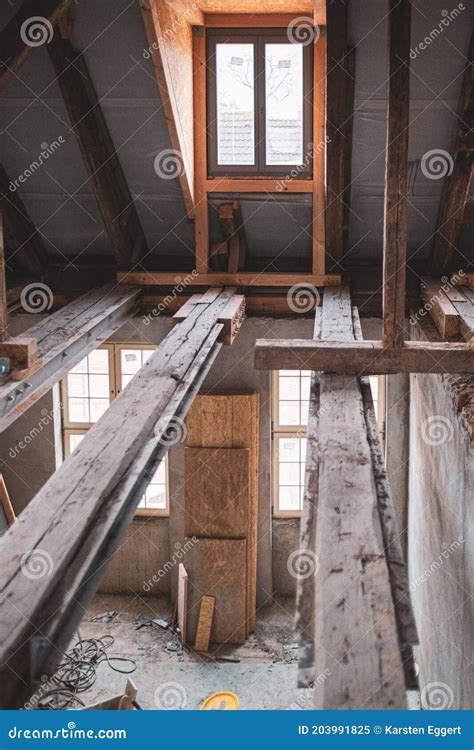 The Old Half Timbered House Is Being Renovated At Great Expense And The