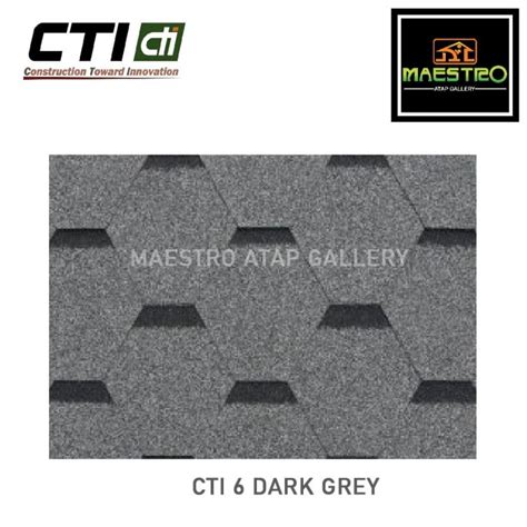 Jual Atap Bitumen Cti Ct Dark Grey Shopee Indonesia