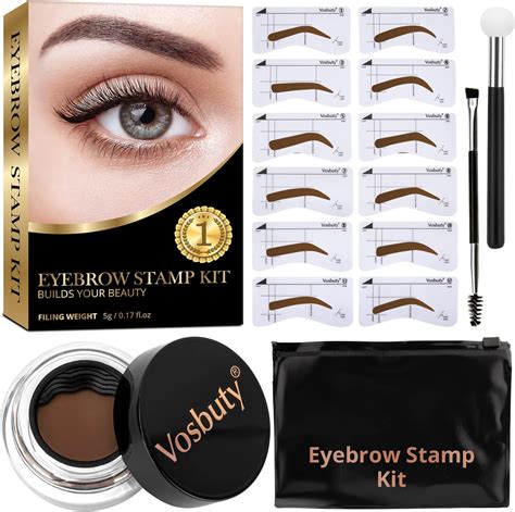 Amazon Eyebrow Stamp Stencil Kit Eye Brow Stamping Kit Brow