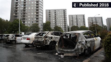 More Than 100 Cars Burned in Mass Arson Attack in Sweden - The New York
