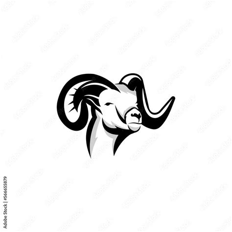 Bighorn Sheep logo design icon. Bighorn Sheep logo design inspiration ...