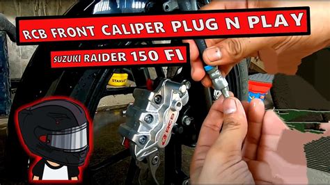 Rcb Front Caliper Plug N Play Suzuki Raider Fi Youtube