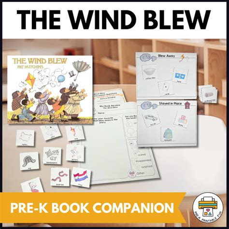 The Wind Blew Pre-K Book Companion and Wind Science Activities