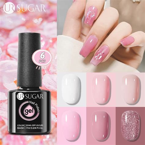 Ur Sugar Gel Polish Set Colors Nude Pink Nude Soak Off Semi Permanent Ml Shopee Philippines