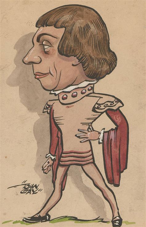 Mid 20th Century Watercolour John Gay Art Print Poster Sulis Fine Art