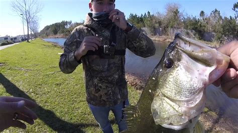 Pond Hopping And Catching A Big Bass Youtube