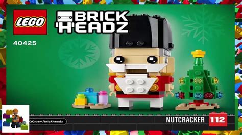 LEGO Instructions BrickHeadz 40425 Nutcracker YouTube