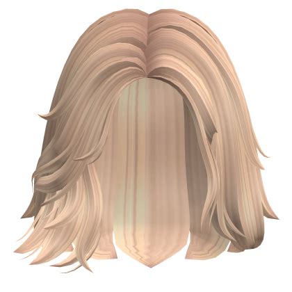 Shaggy Short Curtain Bangs Blonde Roblox