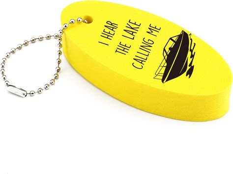 Yodocamp Floating Keychain Foam Fishing Boat Buoy Key Ts