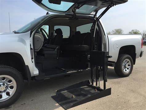 Chevy Truck Wheelchair Lift | Wheelchair vehicles, Wheelchair van ...