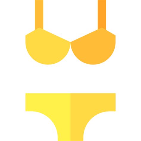 Bikini Basic Straight Flat Icon