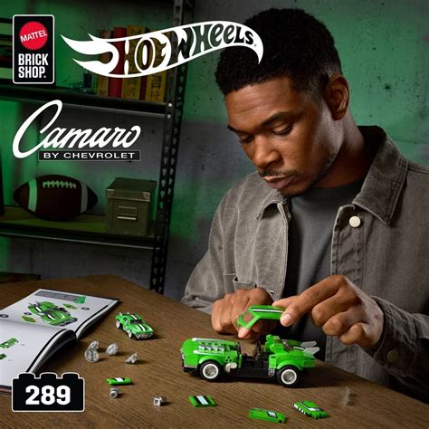 Mattel Brick Shop Hot Wheels Custom Camaro Building Toy Pieces For Collectors Ninja Toyz