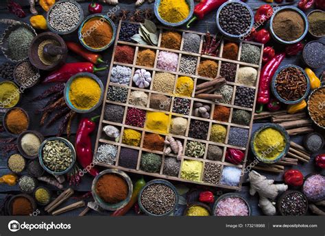 Various Spices Selection Stock Photo Janpietruszka