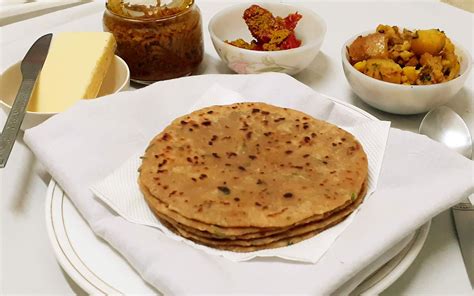 Hema S Musings Cauloflower Stem Paratha गोभी के डंठल का पराठा