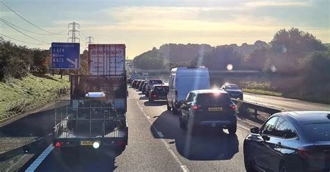 Recap M65 traffic updates after multi-vehicle crash causes miles of ...