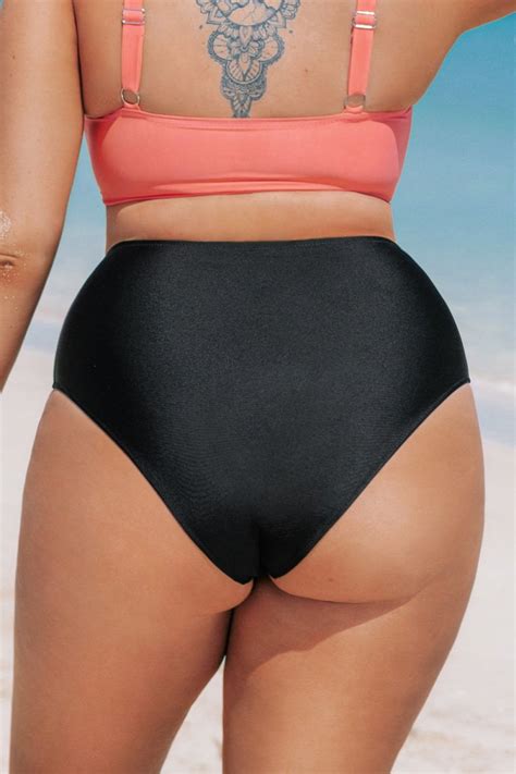 Große Größen Bikini Hose mit High waist Cupshe Deutschland